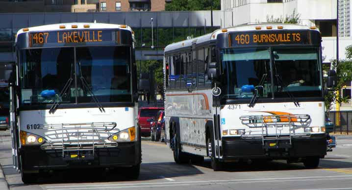 MCI D4500CT: Metro Transit 6102 & MVTA 4371